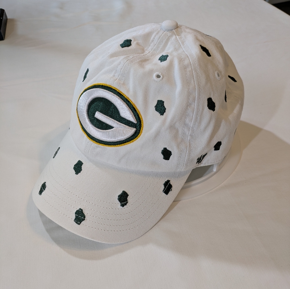 47 Brand Green Bay Confetti White and Green Adjustable Women's Hat
